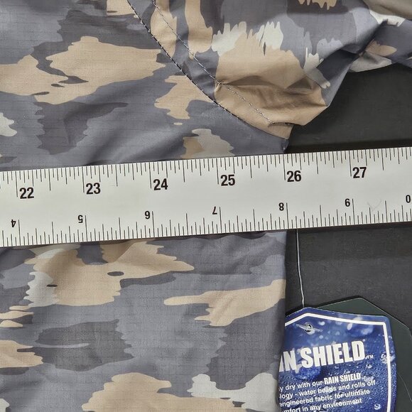 Bass Creek Outfitters Rain Shield Men's XXL Camouflage Lightweight Jacket W Hood - Picture 8 of 11